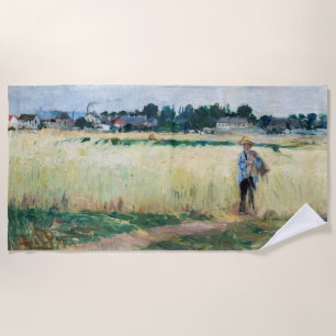 Berthe Morisot - Im Wheatfield bei Gennevillier Strandtuch