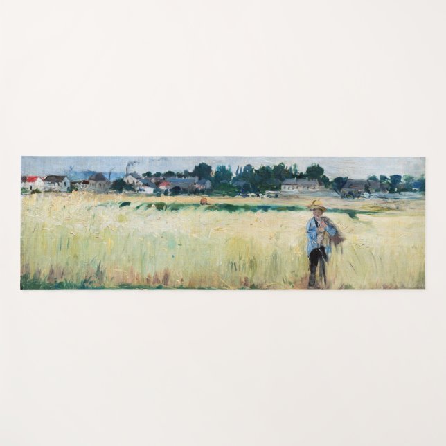 Berthe Morisot - Im Wheatfield bei Gennevillier Yogamatte (Vorderseite (Horizontal))