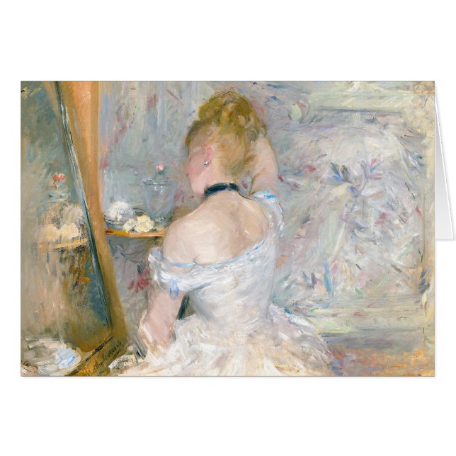 Berthe Morisot Impressionistin Frau in Toilette (Vorderseite (Horizontal))
