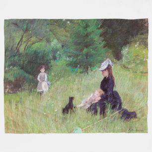 Berthe Morisot - In einem Park / Dans le parc Fleecedecke