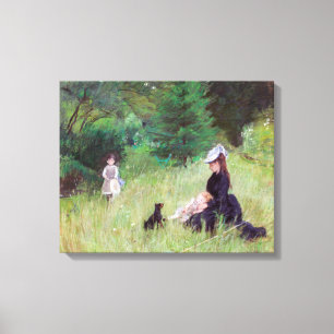 Berthe Morisot - In einem Park Leinwanddruck