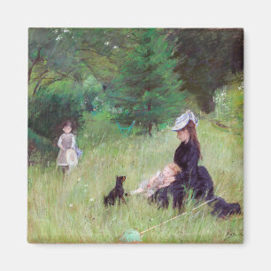 Berthe Morisot - In einem Park Magnet