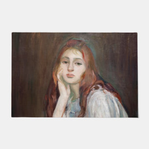Berthe Morisot - Julie Tagträumend Fußmatte