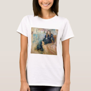 Berthe Morisot - Julie und ihre Windhündin Laerte T-Shirt