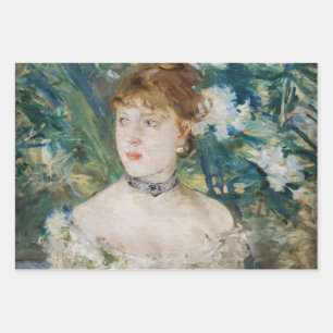 Berthe Morisot - Junge Frau in einem Baseball Geschenkpapier Set