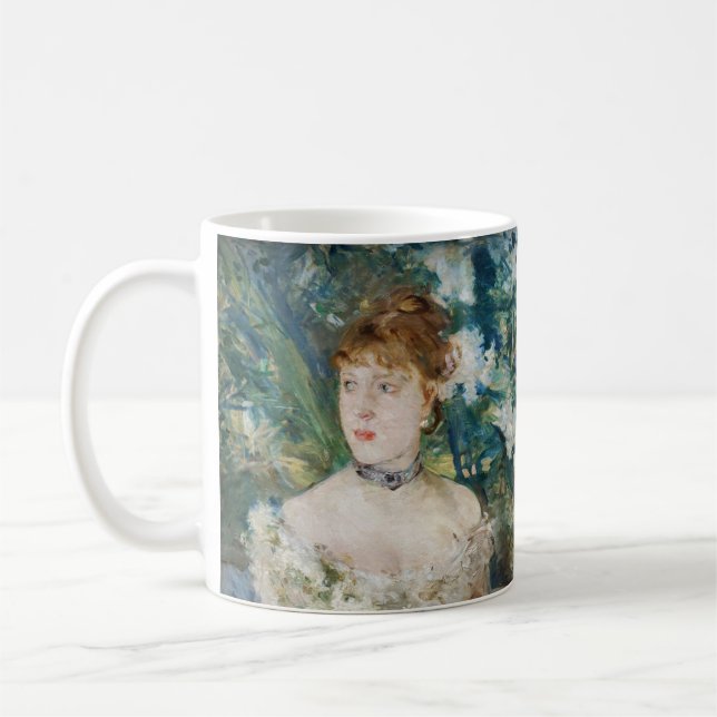 Berthe Morisot - Junge Frau in einem Baseball Kaffeetasse (Links)