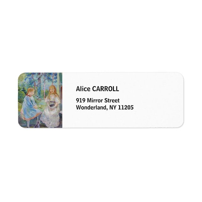 Berthe Morisot - Junge Mädchen am Fenster (Vorne)