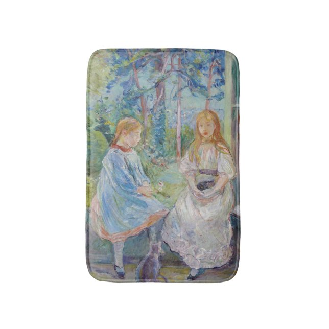 Berthe Morisot - Junge Mädchen am Fenster Badematte (Vorderseite Vertikal)