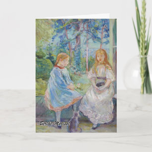 Berthe Morisot - Junge Mädchen am Fenster Karte
