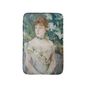 Berthe Morisot - Junges Mädchen in einem Ballkleid Badematte