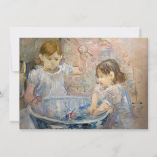 Berthe Morisot - Kinder am Becken Dankeskarte