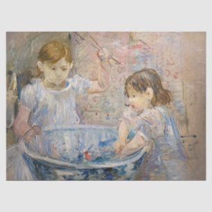Berthe Morisot - Kinder im Becken Seidenpapier