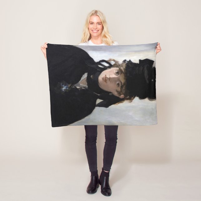 Berthe Morisot mit einem Bouquet aus Violetten, Ma Fleecedecke (Beispiel)