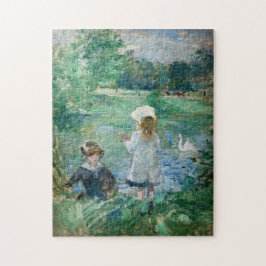 Berthe Morisot - Neben einem See Puzzle