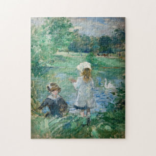 Berthe Morisot - Neben einem See Puzzle