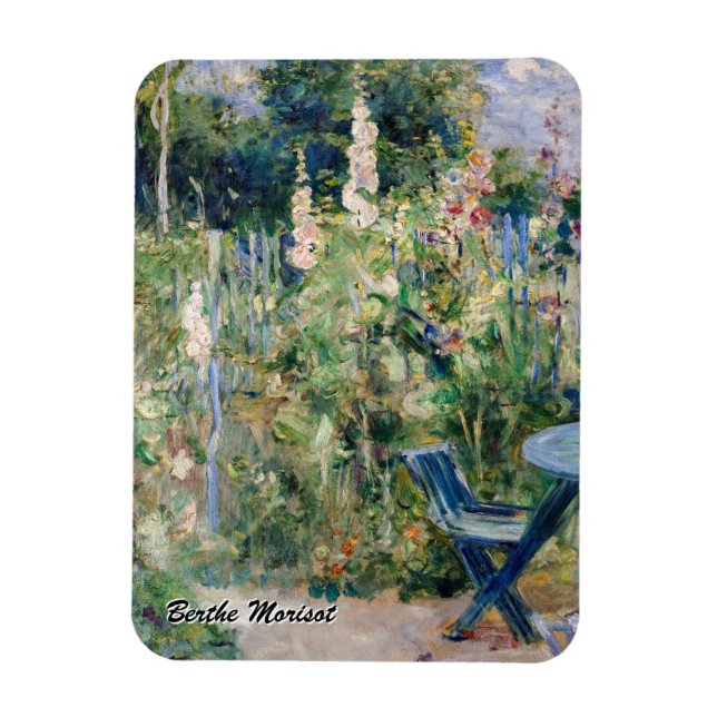 Berthe Morisot - Rose Tremieres Magnet (Vertikal)
