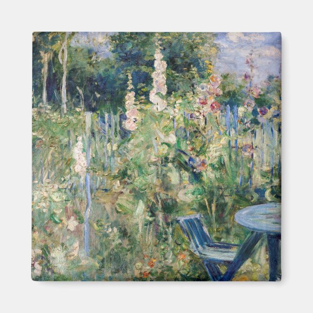 Berthe Morisot - Rose Tremieres Magnet (Vorne)