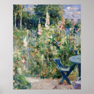 Berthe Morisot - Rosen-Eibisch Poster