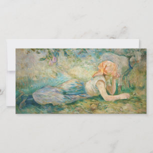 Berthe Morisot - Schäferin ruhend Dankeskarte