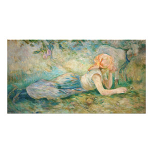 Berthe Morisot - Schäferin ruhend Fotodruck