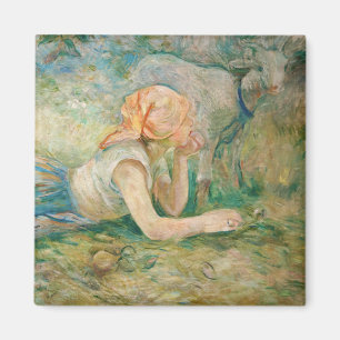Berthe Morisot - Schäferin ruhend Magnet