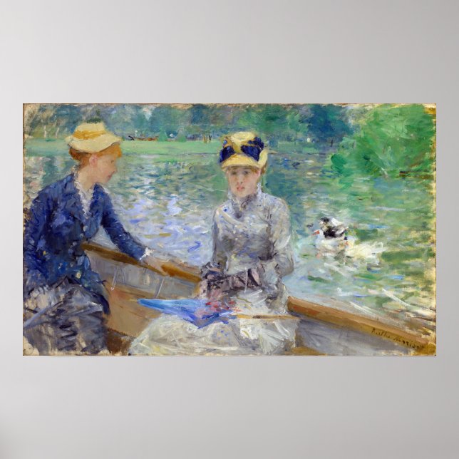 Berthe Morisot - Sommertag Poster (Vorne)