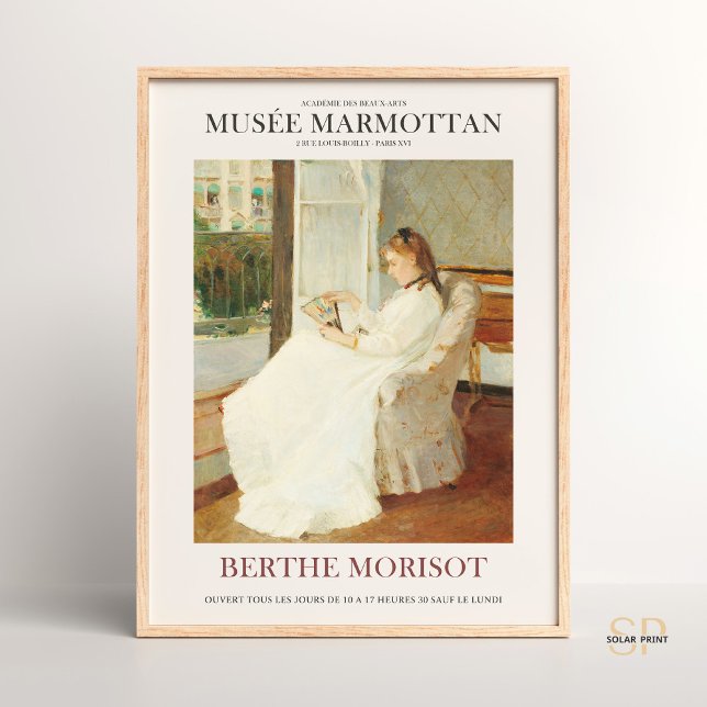 Berthe Morisot The Artist's Sister at a Window Art Poster (Von Creator hochgeladen)
