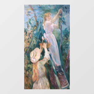 Berthe Morisot - The Cherry Picker Fensteraufkleber