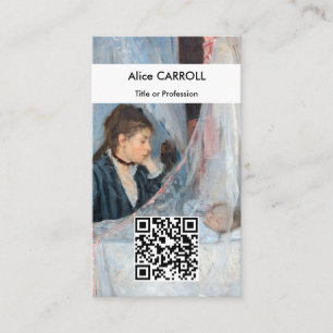 Berthe Morisot - The Cradle - QR-Code Visitenkarte