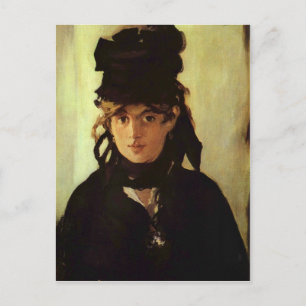 Berthe Morisot von Edouard Manet Postkarte