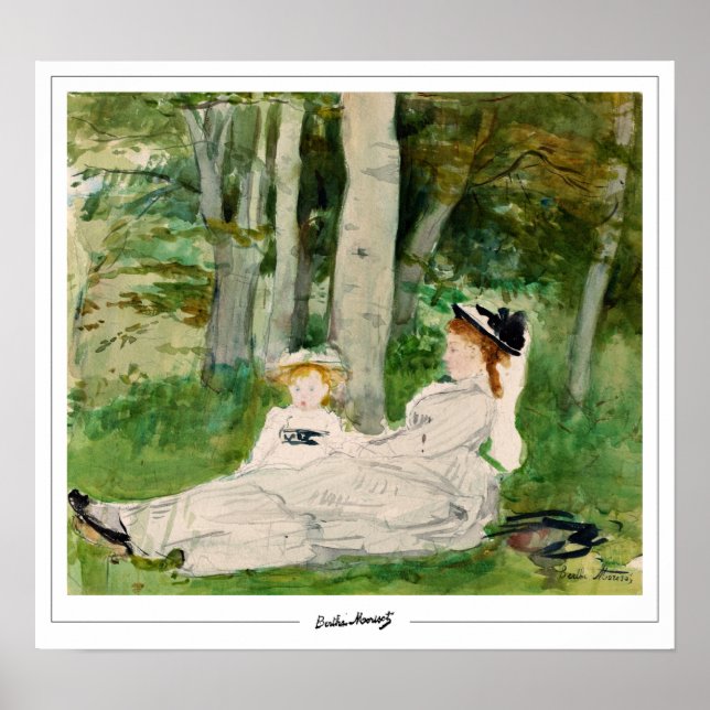 Berthe Morisot Zedign Art Poster #100 (Vorne)