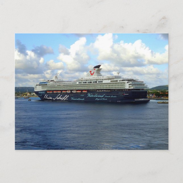 Berthed in Bonaire Postkarte (Vorderseite)