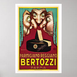 Bertozzi Parmigiano Reggiano, Parma, Italy Vintage Poster