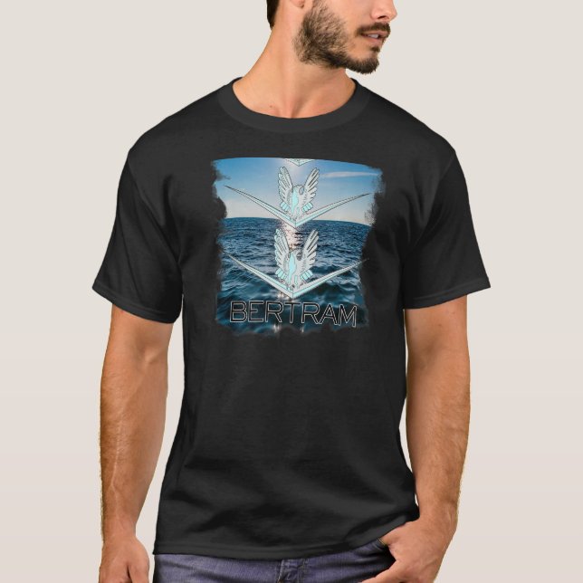 Bertram Yachts Printed On Back T-Shirt (Vorderseite)