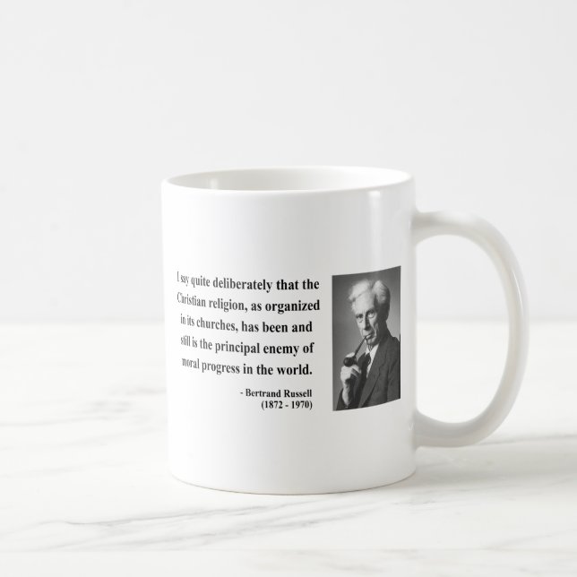 Bertrand Russell-Zitat 5b Tasse (Rechts)