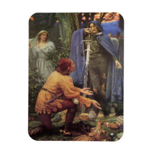 Bertuccios Braut (von Edward Robert Hughes) Magnet