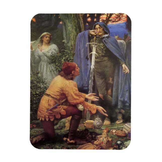 Bertuccios Braut (von Edward Robert Hughes) Magnet (Vertikal)