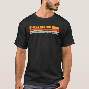 Beruf des Elektro-Retro-Berufs T-Shirt