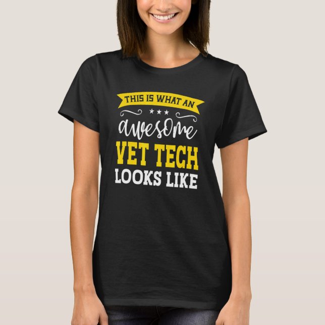 Beruf des Tierärzten Funny Worker T-Shirt (Vorderseite)