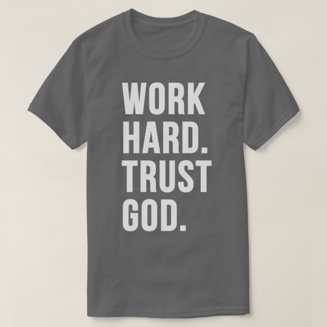 Beruf hart auf Gott 1 T-Shirt (Design vorne)