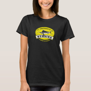 Beruf ist Krankenpflege Leidenschaft ist Angeln Lu T-Shirt
