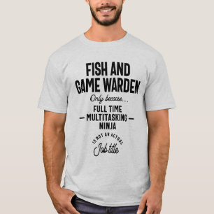 Beruf-Job-GIF für Fische und Gamemaster T-Shirt