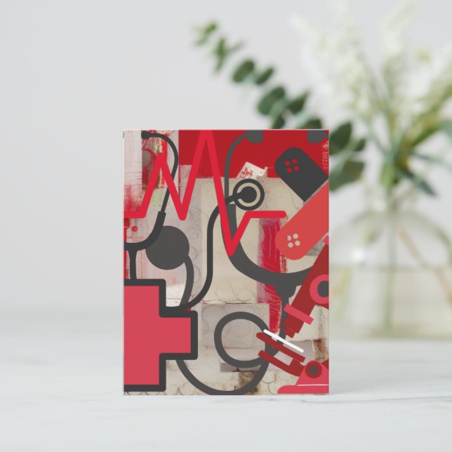 Beruf Mitteilungskarte (Stehend Vorderseite)