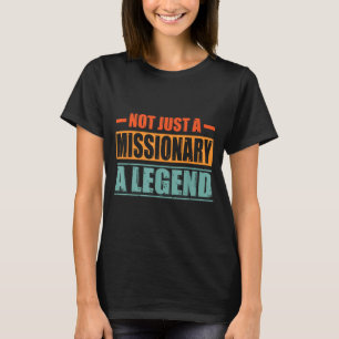 Beruf Zitat Retro Missionar T-Shirt