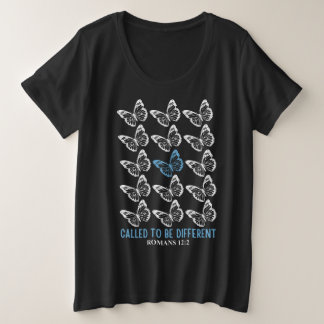 Berufen, anders zu sein - Inspirierendes Christent Große Größe T-Shirt