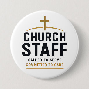 Berufen zu dienen Kirchenmitarbeiter Christliche T Button