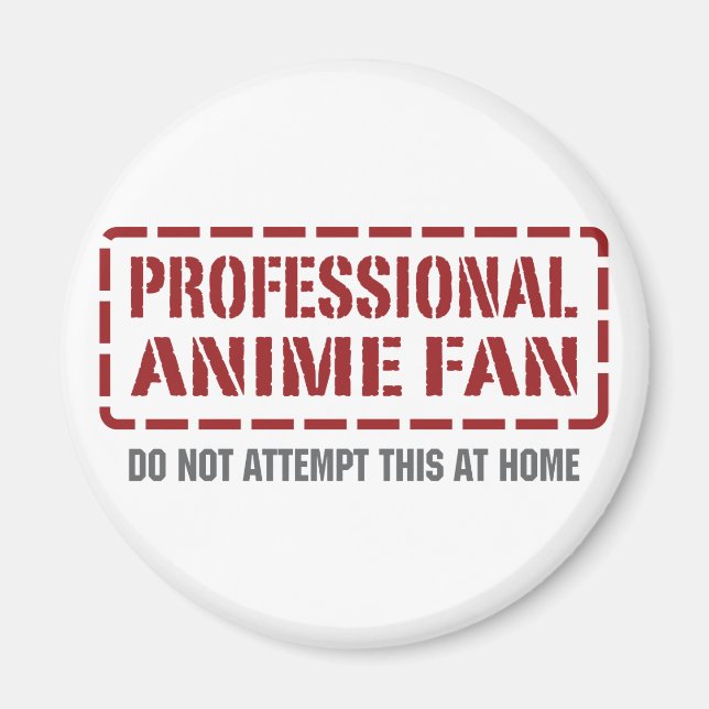 Beruflich Anime Fan Magnet (Vorne)