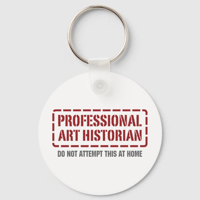 Beruflich Art Historiker Schlüsselanhänger (Vorderseite)