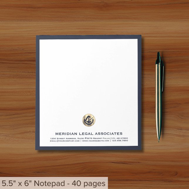 Beruflich Blue Legal Notepad Notizblock (Von Creator hochgeladen)