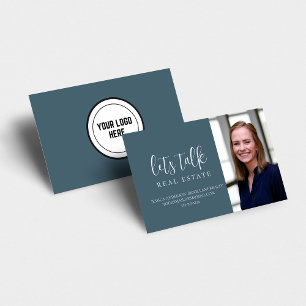 Beruflich Blue Real Anwesen Visitenkarte